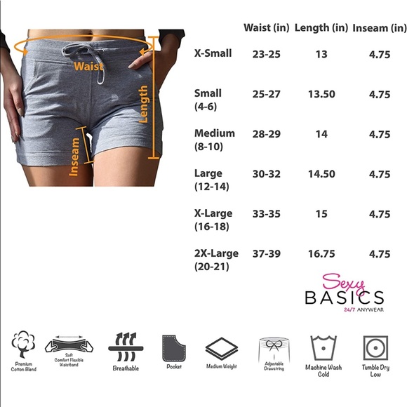 3 pack active wear casual shorts - Picture 6 of 6